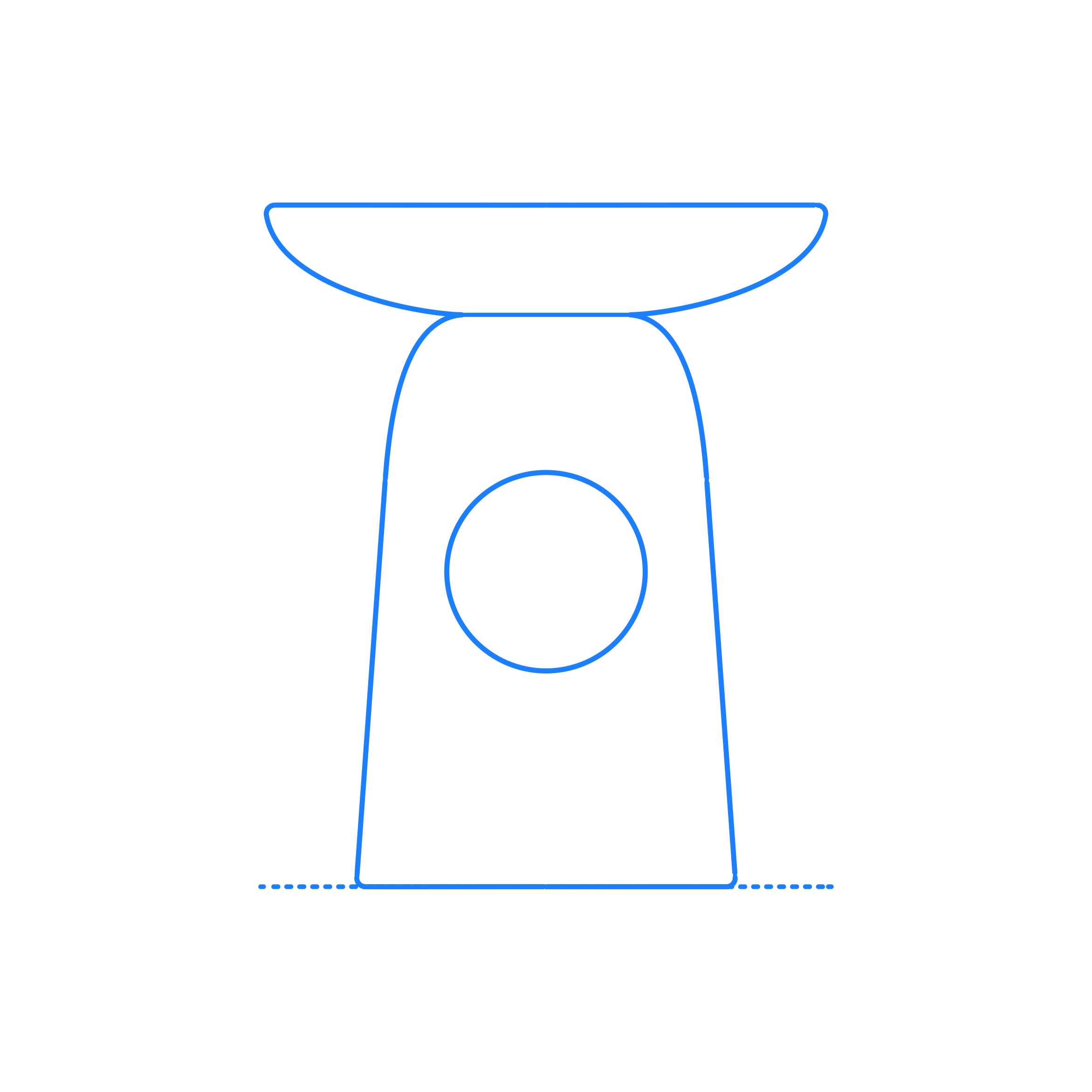 Furniture Side Tables End Tables Hew Side Table Shape E Tracing Svg Vector Free Vectors